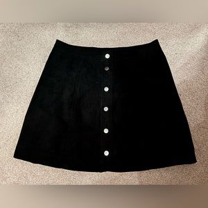 Black Button-up Skirt
